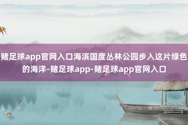 赌足球app官网入口海滨国度丛林公园步入这片绿色的海洋-赌足球app-赌足球app官网入口