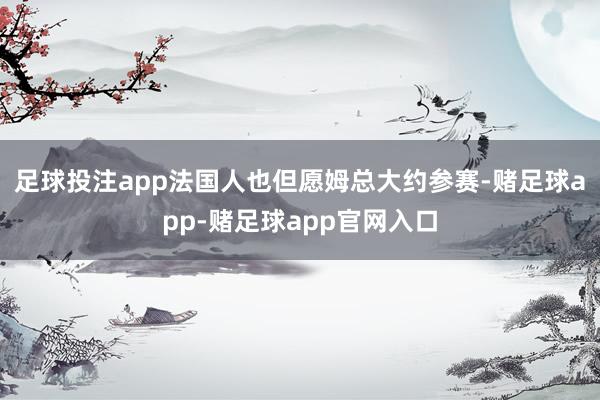 足球投注app法国人也但愿姆总大约参赛-赌足球app-赌足球app官网入口