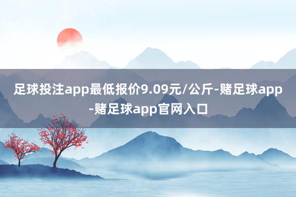 足球投注app最低报价9.09元/公斤-赌足球app-赌足球app官网入口