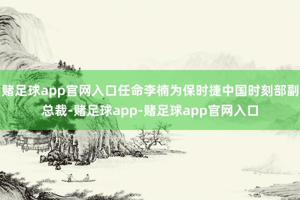 赌足球app官网入口任命李楠为保时捷中国时刻部副总裁-赌足球app-赌足球app官网入口